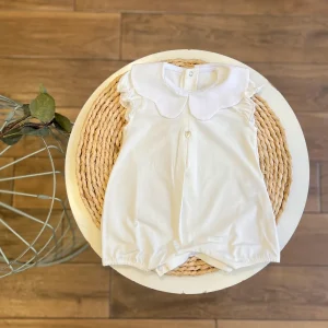 Pagliaccetto in cotone Latte