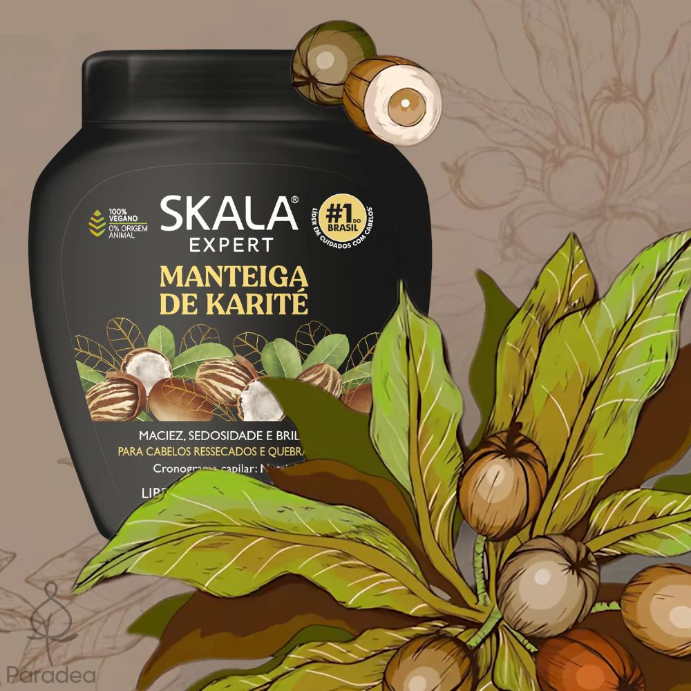 Skala Creme de Tratamento Karité - Crema trattamento capelli 1kg - immagine 4