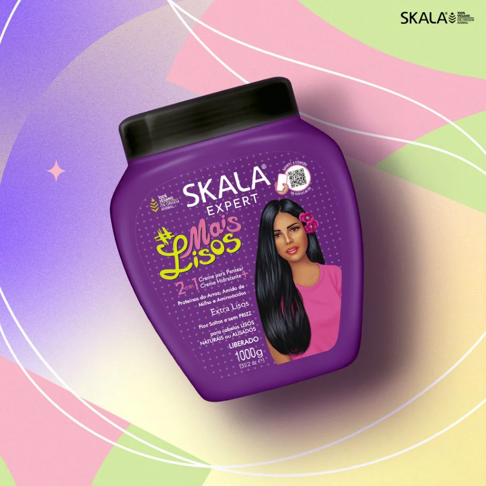Skala Creme de Tratamento #MaisLisos - Crema 2 in 1 per capelli 1kg - immagine 4
