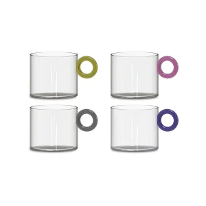 Set 4 Tazze Tè Olimpia