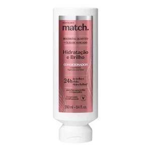 O Boticário Match. Condicionador Hidratação e Brilho - Balsamo idratazione e brillantezza 280ml