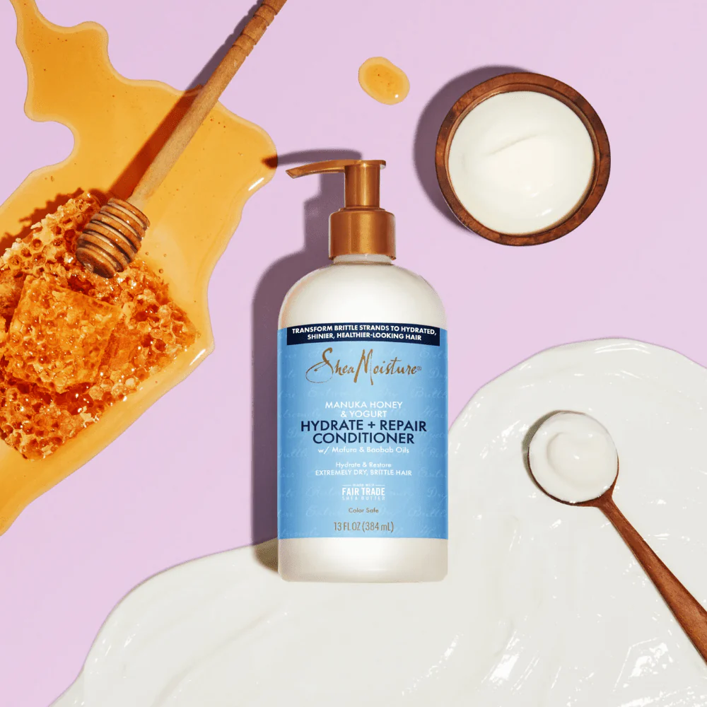 Shea Moisture Manuka Honey & Yogurt Conditioner – Balsamo riparatore capelli 384ml - immagine 5